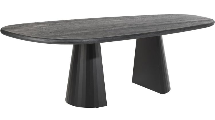 XOOON Arawood Zwart Eettafel