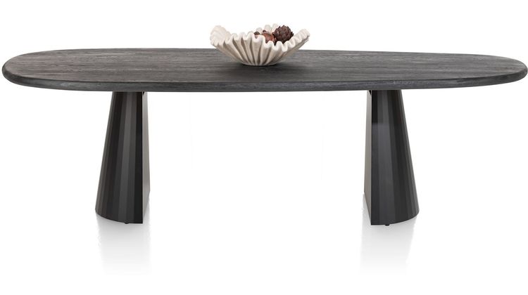 XOOON Arawood Zwart Eettafel