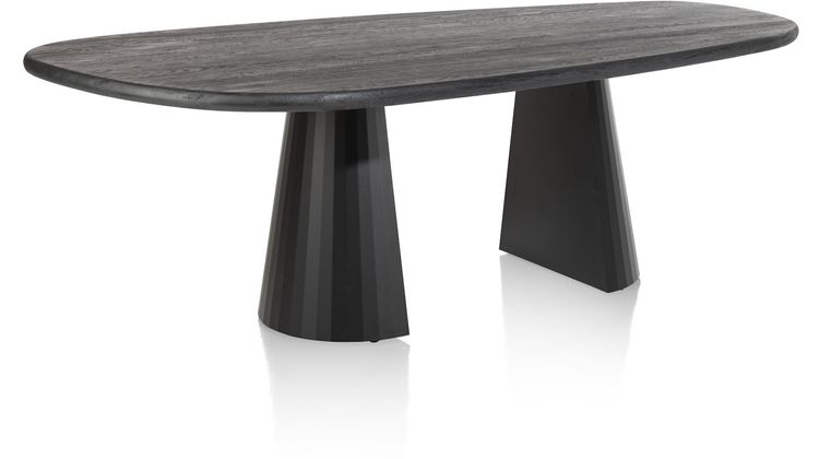 XOOON Arawood Zwart Eettafel