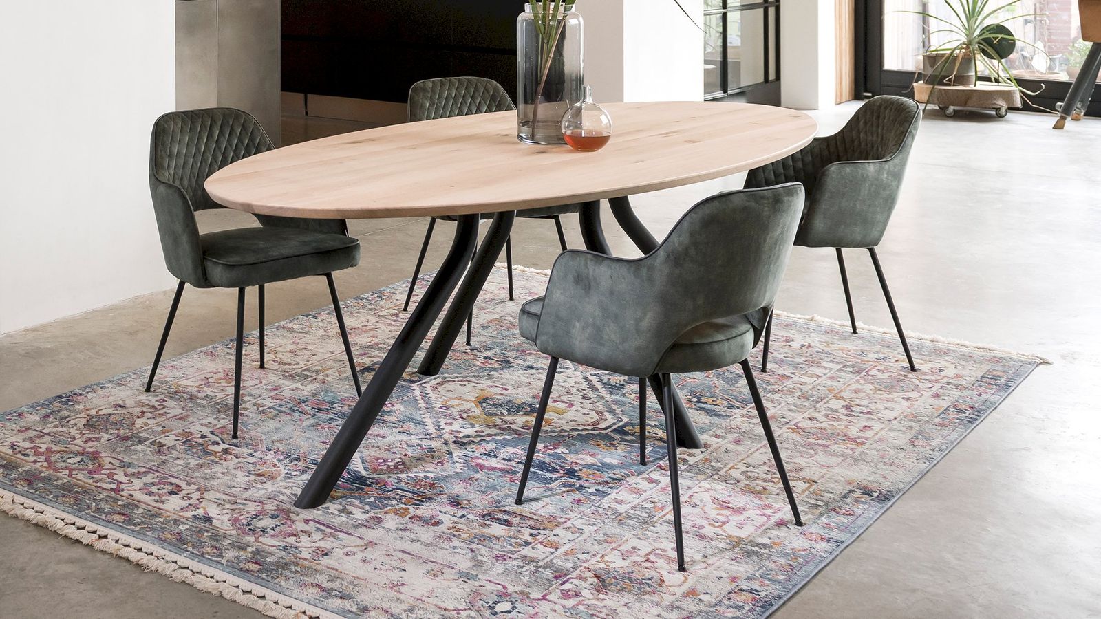 XOOON Arvada Ellips Natural Eettafel