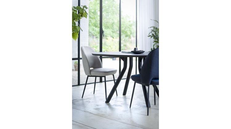 XOOON Arvada Rond Onyx Eettafel