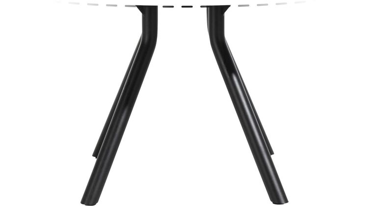XOOON Arvada Rond Onyx Eettafel