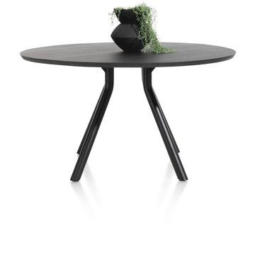 XOOON Arvada Rond Onyx Eettafel