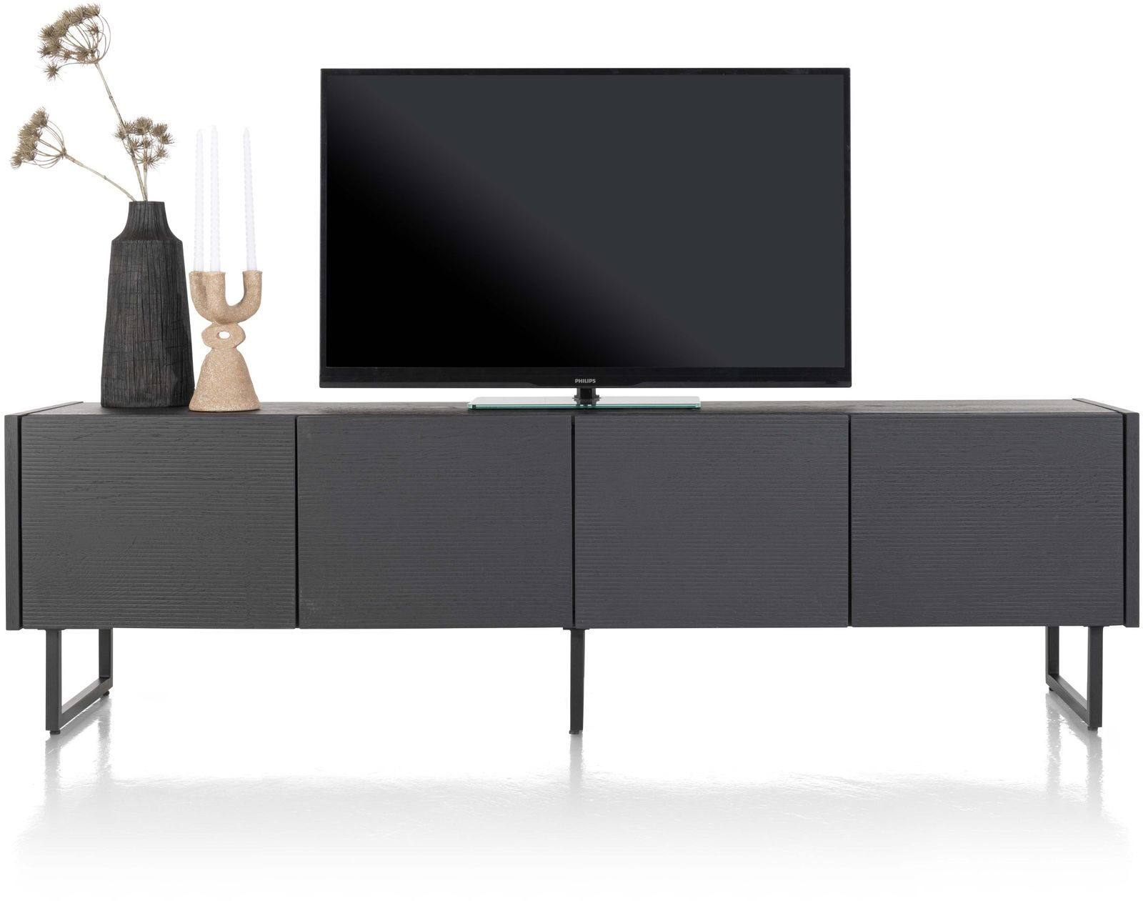 XOOON Carving Black Lowboard