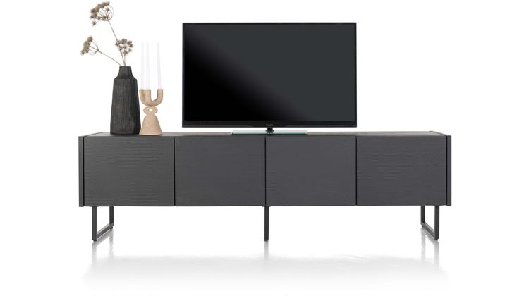 XOOON Carving Black Lowboard