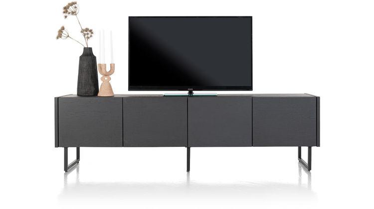 XOOON Carving Black Lowboard