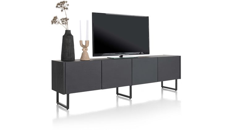 XOOON Carving Black Lowboard