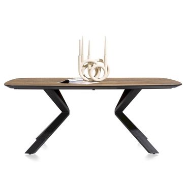 XOOON Fresno Fineerrichting Recht Eettafel