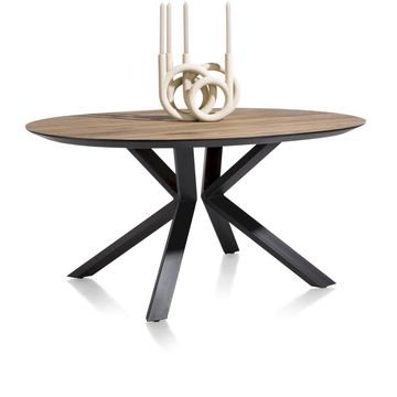 XOOON Fresno Fineerrichting Rond Eettafel