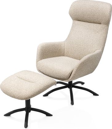 XOOON Lomi Draaifauteuil + Hocker