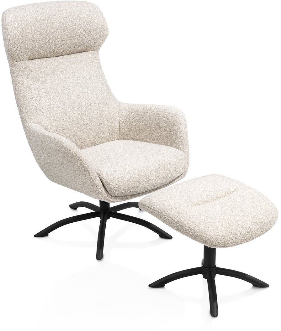 XOOON Lomi Draaifauteuil + Hocker