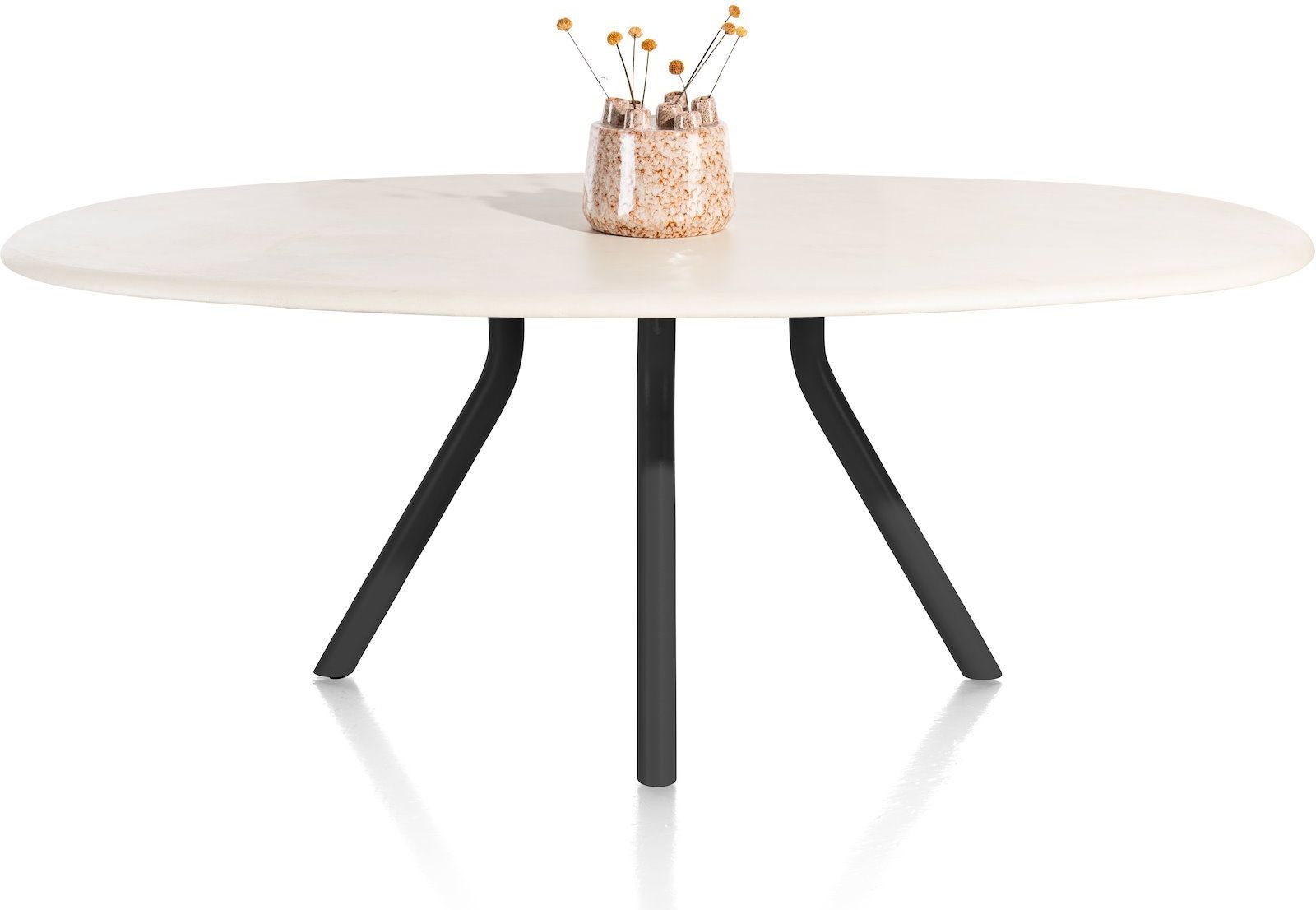 XOOON Lund 4-poot Off Black Eettafel