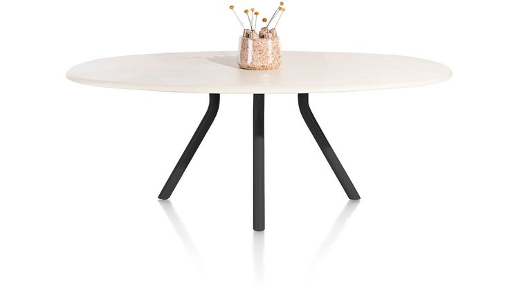 XOOON Lund 4-poot Off Black Eettafel
