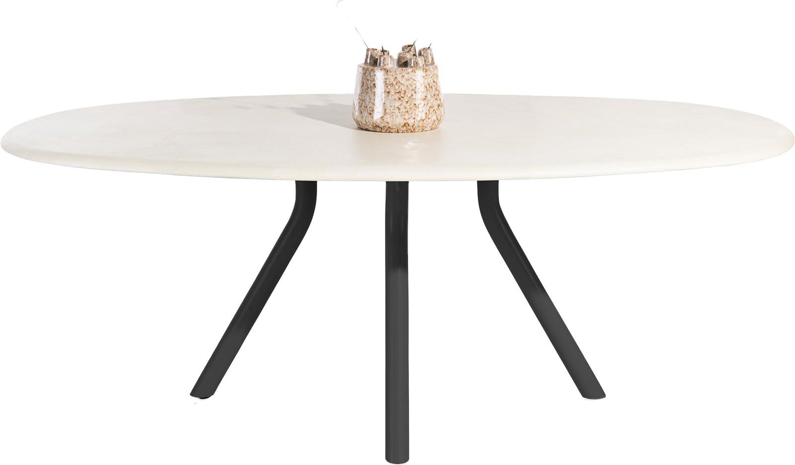 XOOON Lund 4-poot Off Black Eettafel