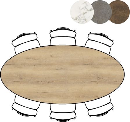 XOOON Masura Ellips Bartafel