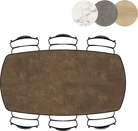 XOOON Masura Roest Eettafel
