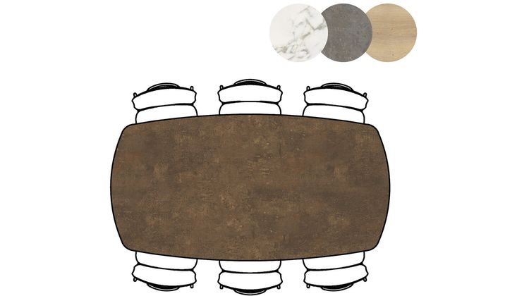 XOOON Masura Roest Eettafel