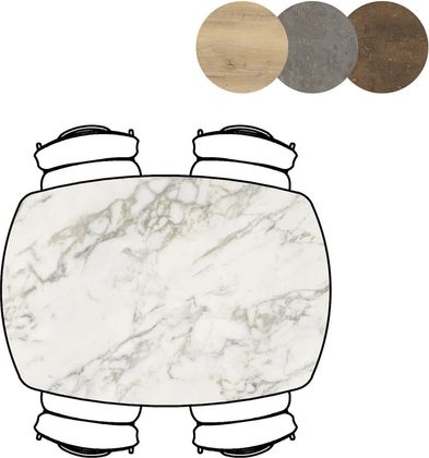 XOOON Masura Wit Eettafel