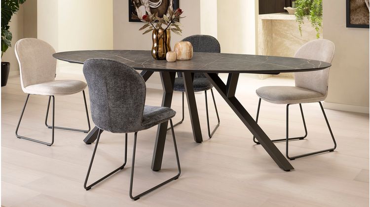 XOOON Minato Ovaal Eettafel