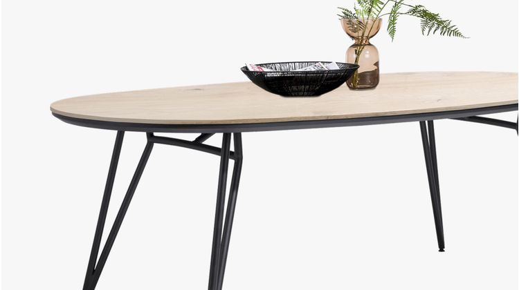 XOOON Vik Ovaal Eettafel