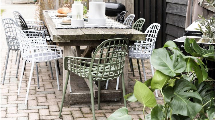 Zuiver Albert Kuip Garden (set van 2) Eetkamerstoel