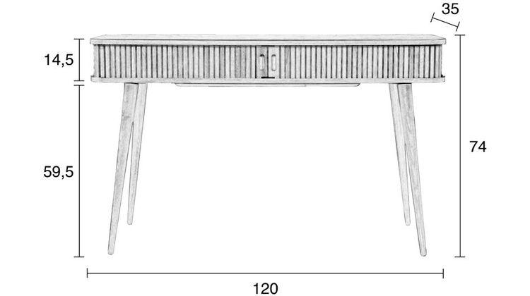 Zuiver Barbier Console tafel