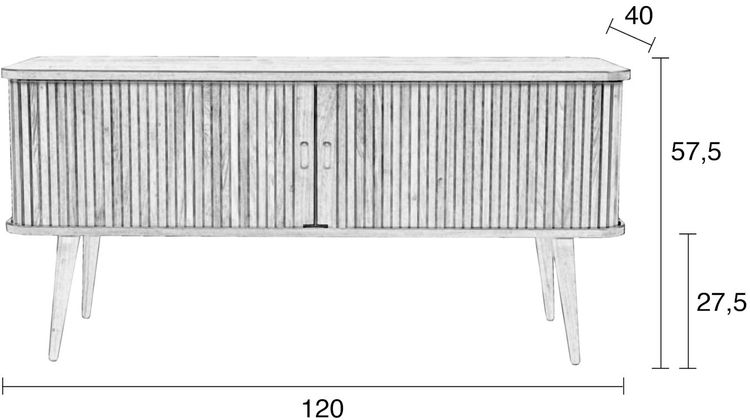 Zuiver Barbier Dressoir