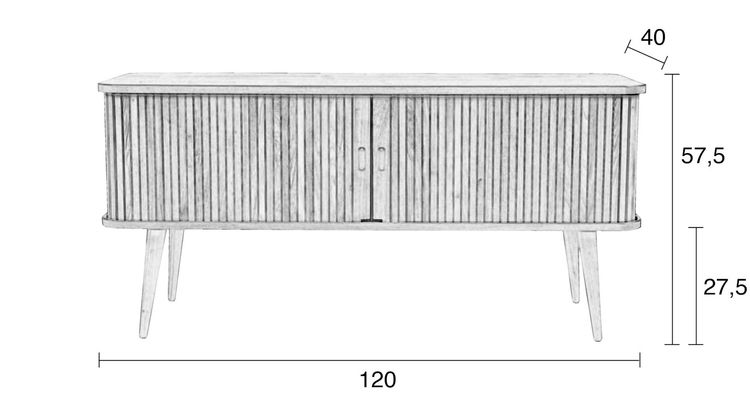 Zuiver Barbier Dressoir