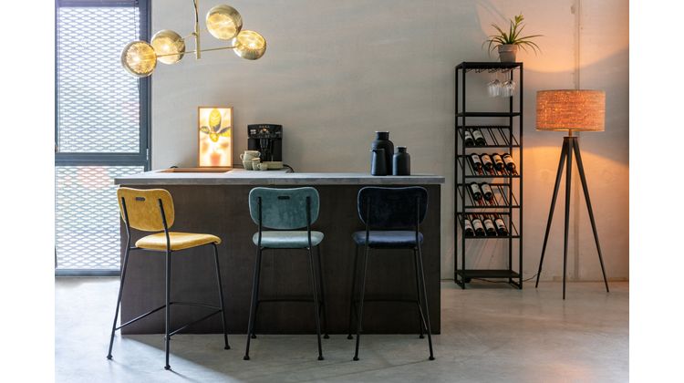 Zuiver Benson (set van 2) Counter stoel