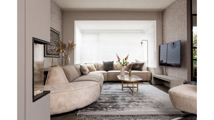 Zuiver Blink Silver Vloerkleed