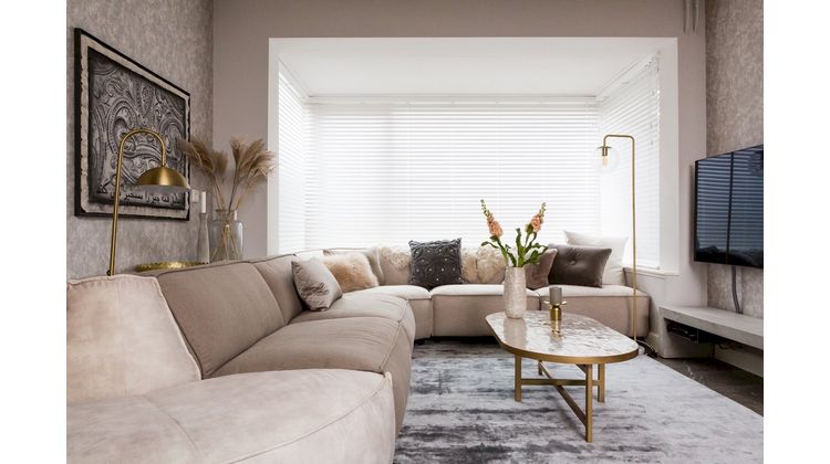 Zuiver Blink Silver Vloerkleed