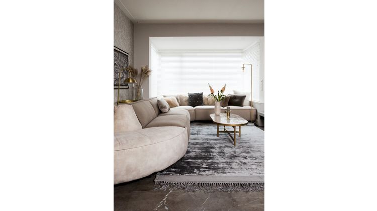 Zuiver Blink Silver Vloerkleed