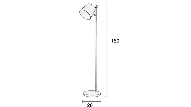 Zuiver Bluckle Head Vloerlamp