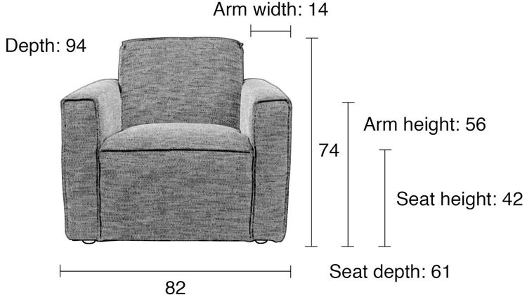 Zuiver Bor Fauteuil