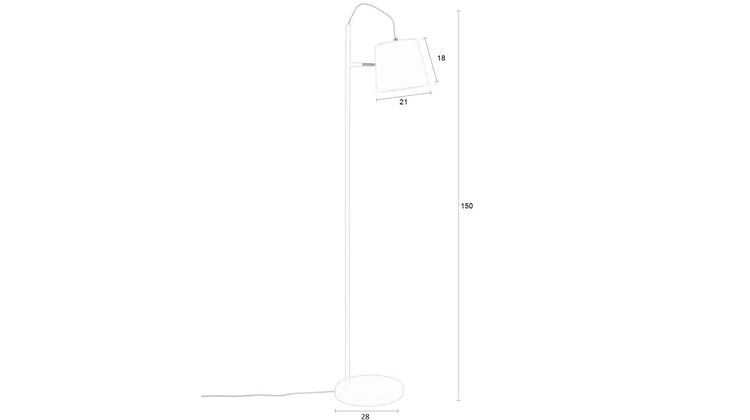 Zuiver Buckle Head Vloerlamp