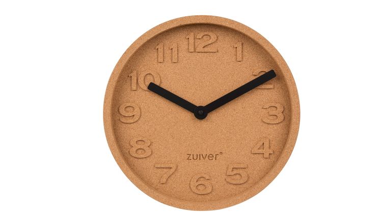 Zuiver Cork Klok