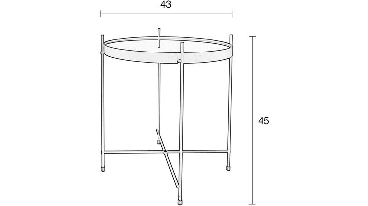 Zuiver Cupid Bijzettafel