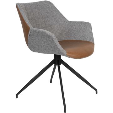 Zuiver Doulton Swivel (set van 2) Armstoel