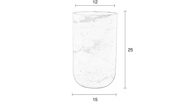 Zuiver Fajen Marble Vaas