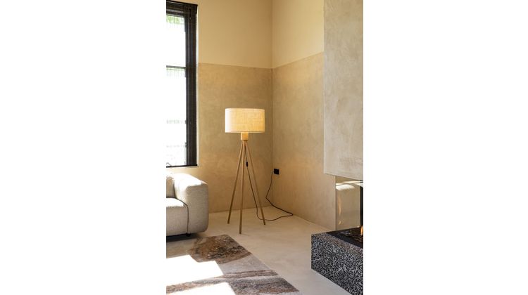 Zuiver Fan Bamboo Vloerlamp