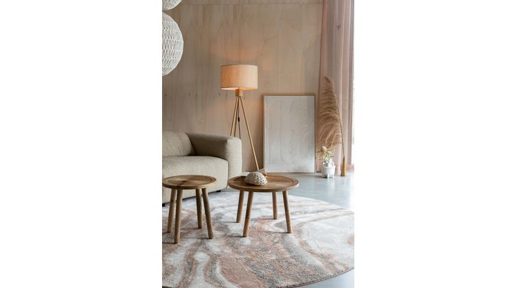 Zuiver Fan Bamboo Vloerlamp