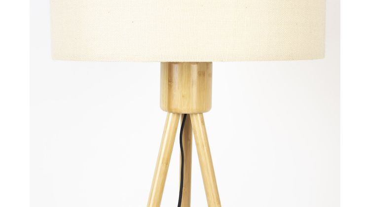 Zuiver Fan Bamboo Vloerlamp