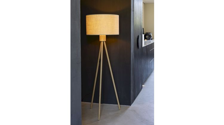 Zuiver Fan Bamboo Vloerlamp