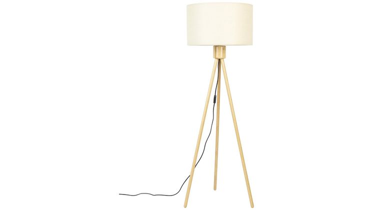Zuiver Fan Bamboo Vloerlamp