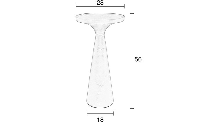 Zuiver Floss Bijzettafel