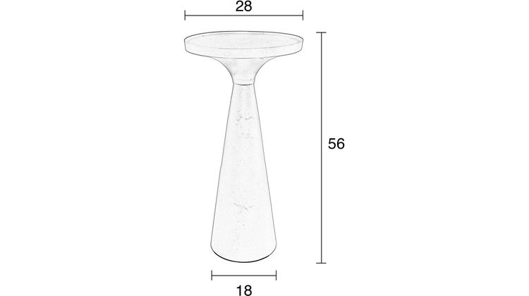 Zuiver Floss Bijzettafel