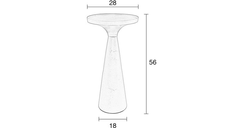 Zuiver Floss Bijzettafel