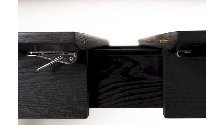 Zuiver Glimps Black Eettafel