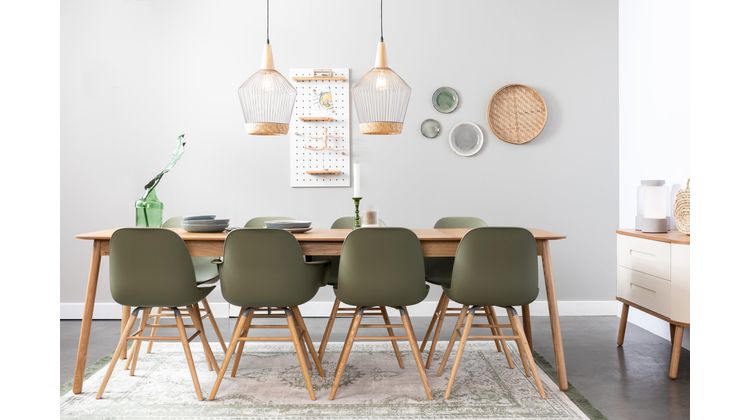 Zuiver Glimps Natural Eettafel