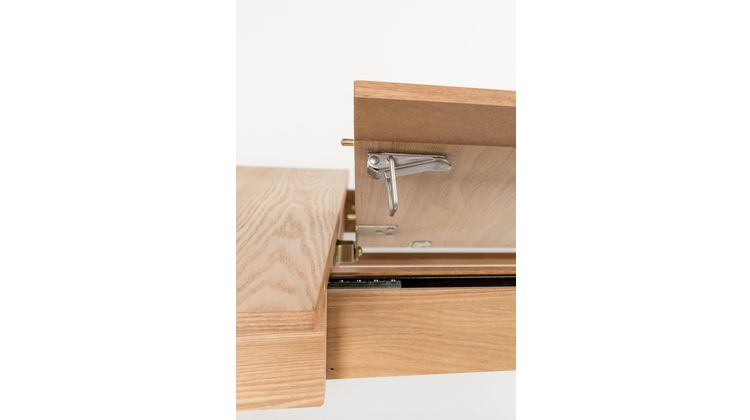 Zuiver Glimps Natural Uitschuiftafel